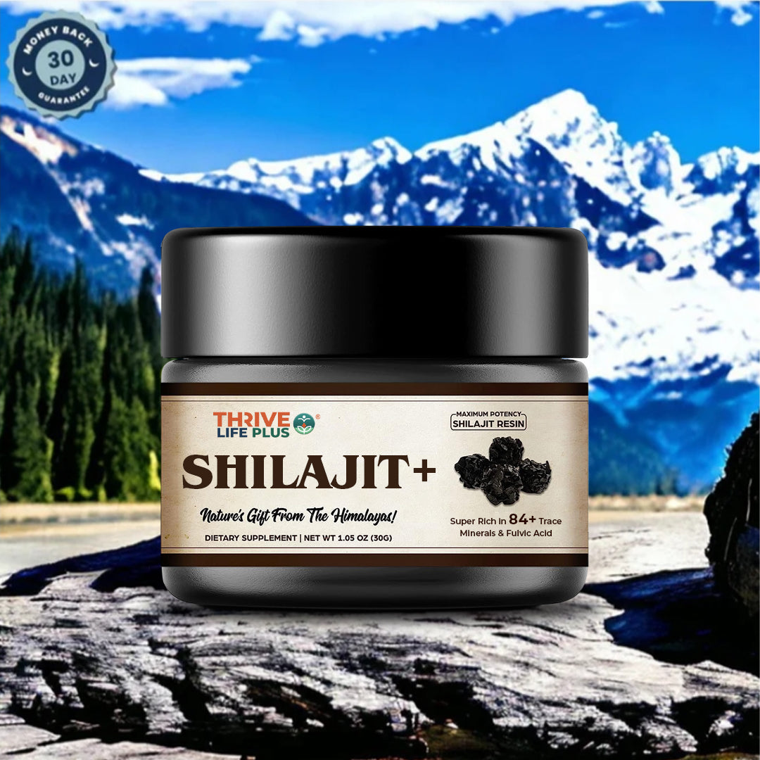 Thrive Life Plus™ Grade A Himalayan Shilajit Resin | Natural Energy Supplement | 30g, 90 servings